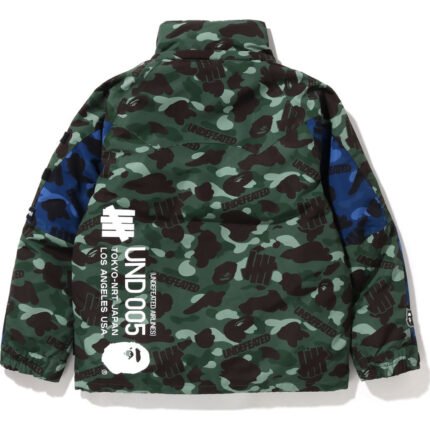 BAPE X UNDEFEATED Color Camo Snowboard Down Jacket