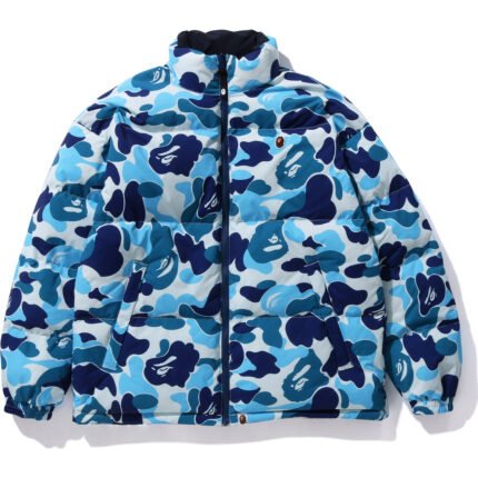 ABC Camo Reversible Down Blue & Black Jacket