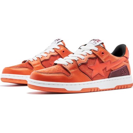 BAPE® SK8 STA Orange Shoes