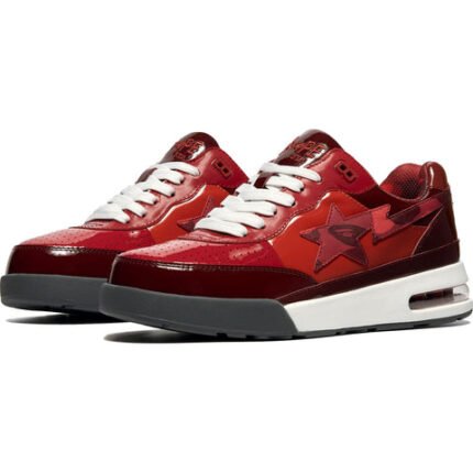 BAPE® ROAD STA Red Sneakers