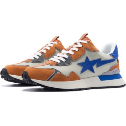 BAPE® ROAD STA MENS Orange Sneakers