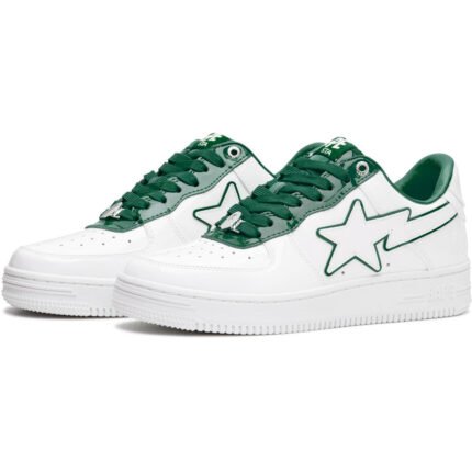 BAPE STA™ White & Green Shoes