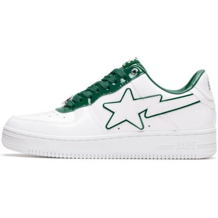 BAPE STA™ White & Green Shoes