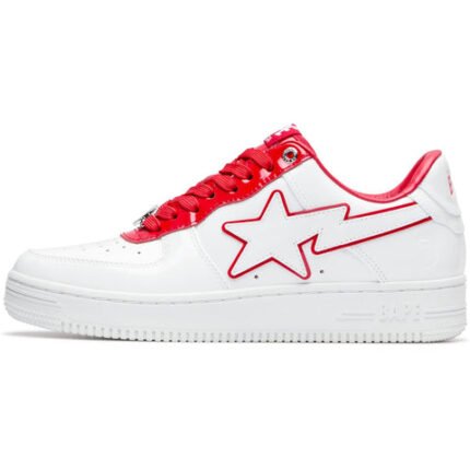 BAPE STA™ Sneakers - White & Red