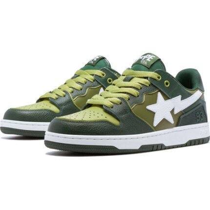 BAPE® SK8 STA Green Shoes