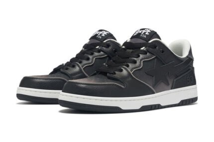 Bapesta Sk8 A Bathing Ape Black & White