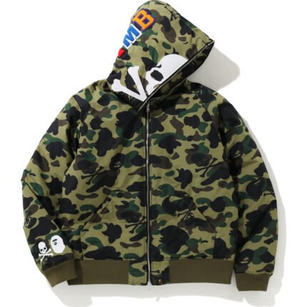 MM BAPE Hoodie Down Jacket