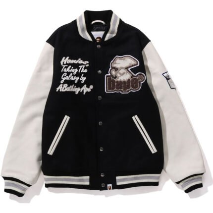 Bathing Ape Varsity Black Jacket