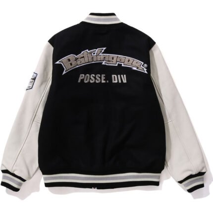 Bathing Ape Varsity Black Jacket