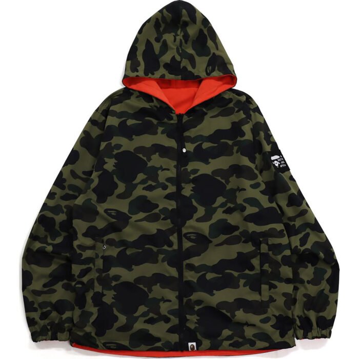 1ST CAMO REVERSIBLE HOODIE JACKET