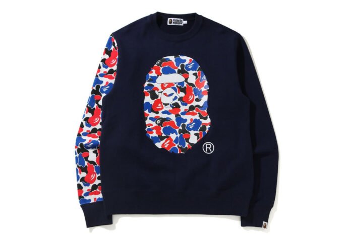 London Camo Wide Crewneck