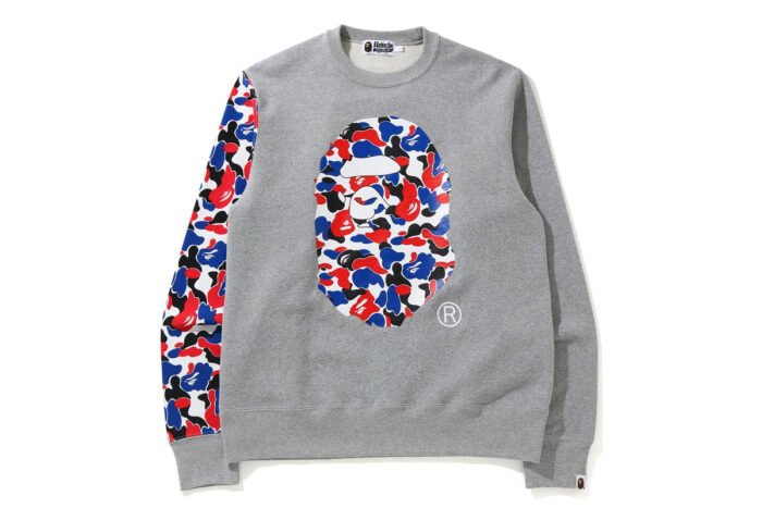 London Camo Wide Crewneck