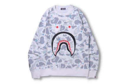 Space Camo Shark Crewneck