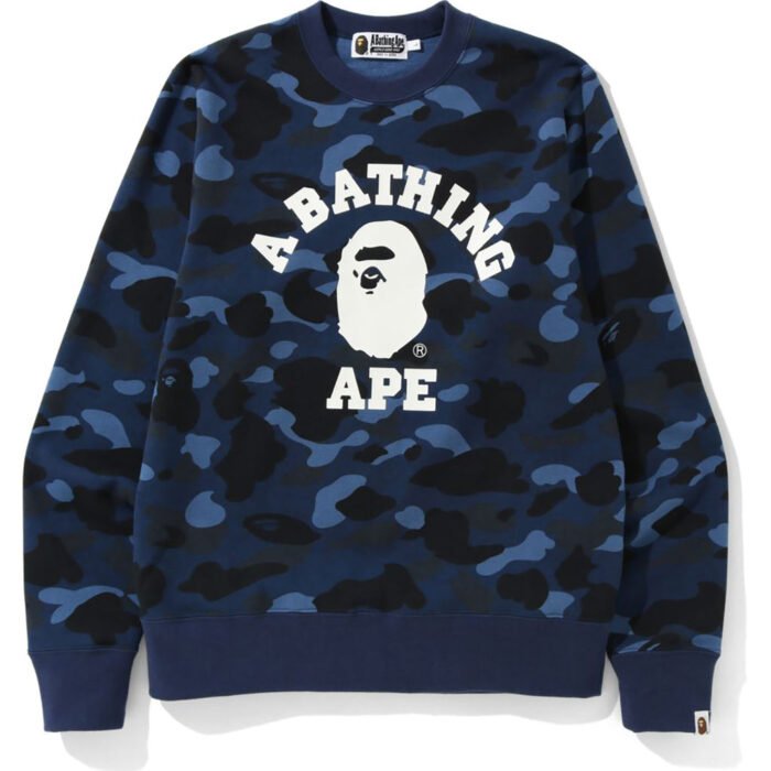 Color Camo College Crewneck