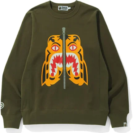 Tiger Crewneck Mens