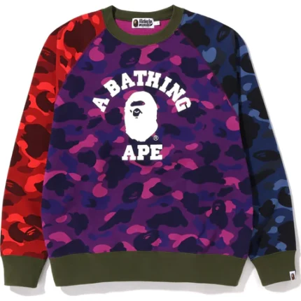 Crazy Camo Relaxed Crewneck