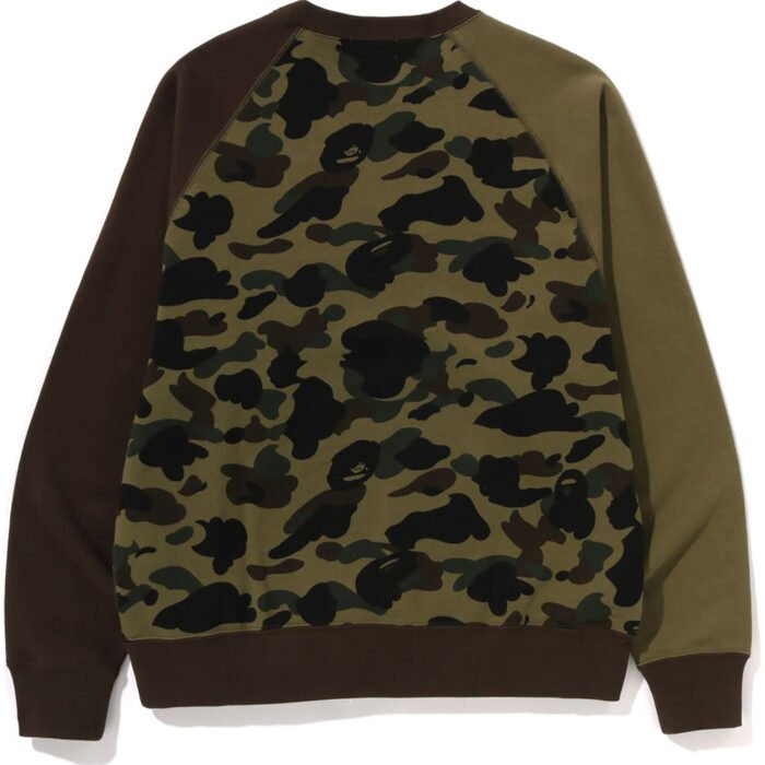 1ST CAMO CRAZY NYC LOGO CREWNECK