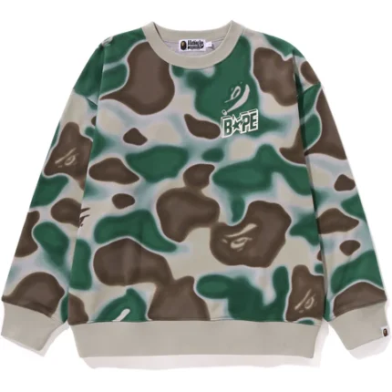 Liquid Camo Bape Sta Relaxed Fit Crewneck