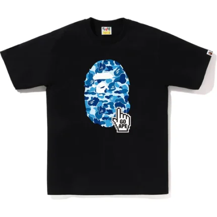 ABC CAMO BAPE Black TEE