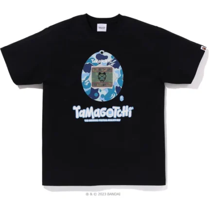 BAPE X TAMAGOTCHI Black & Blue TEE