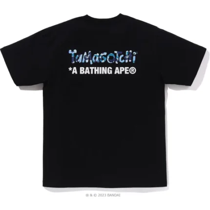 BAPE X TAMAGOTCHI Black & Blue TEE