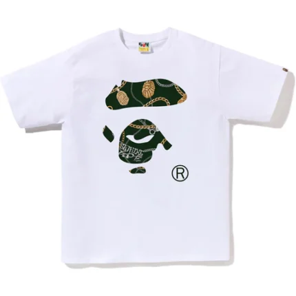 BAPE JEWELS APE Black & White FACE TEE