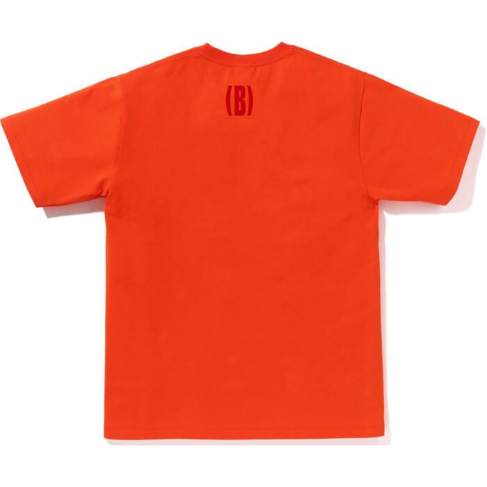 (B)APE Tee Men Blue & Orange