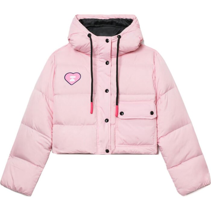 HOODY DOWN PINK JACKET LADIES