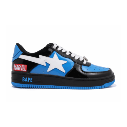 Bape x Marvel Venom Bapesta Sneakers