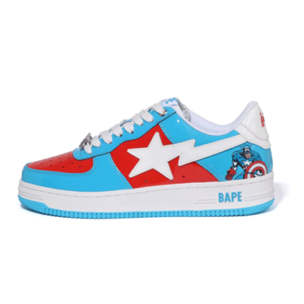 Bape x Marvel Bapesta Captain America