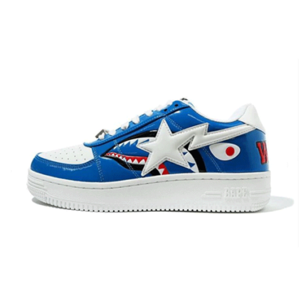 Bathing Ape Shark Bapesta Blue