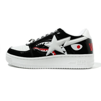 Bathing Ape Shark Bapesta Black Shoes