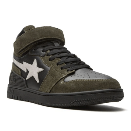 Bape Block Sta Dark Grey and Light Grey Sneakers