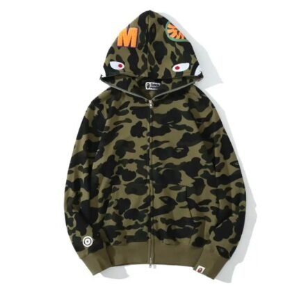 Bape 1st Camo Army Green Hoodie