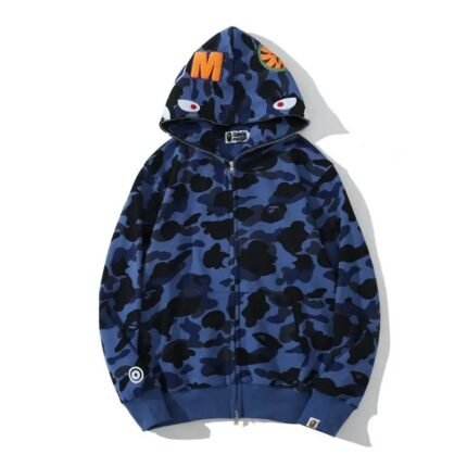 Bape Iconic Blue Hoodie