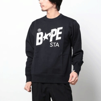 Bapesta Logo Crewneck Sweater