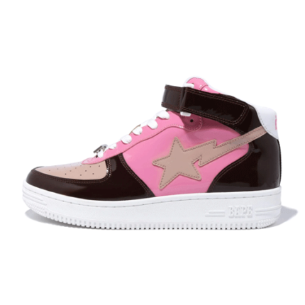 Bapesta Mid Pink Shoes