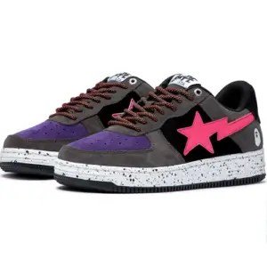 Bape STA M2 Low Purple Sneakers