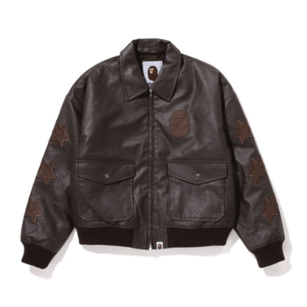 Bapesta Patched Flight Jacket