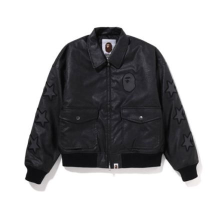 Bapesta Patched Flight Jacket