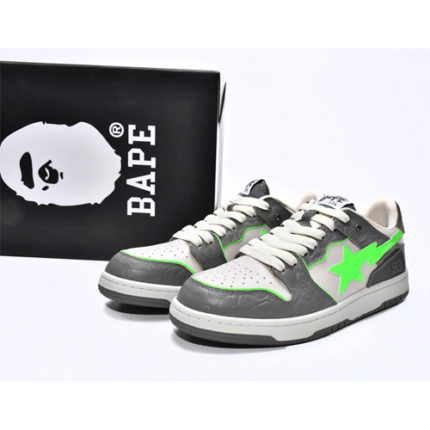 Bapesta sk8 low grey green