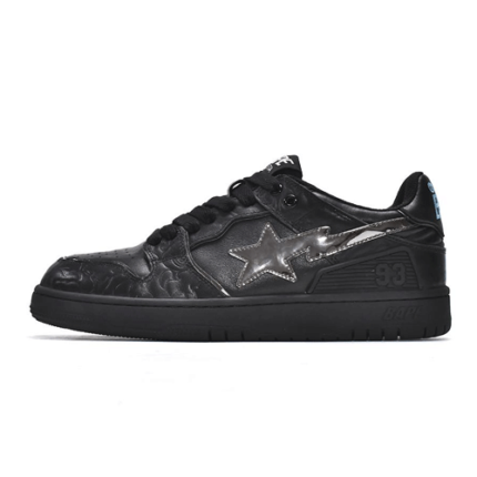 Bapesta Sk8 Low Black Silver