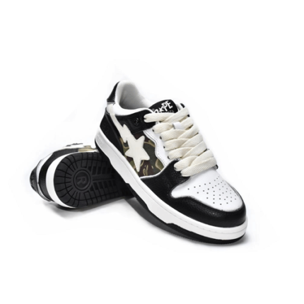 Bapesta Sk8 Low Black Camouflage