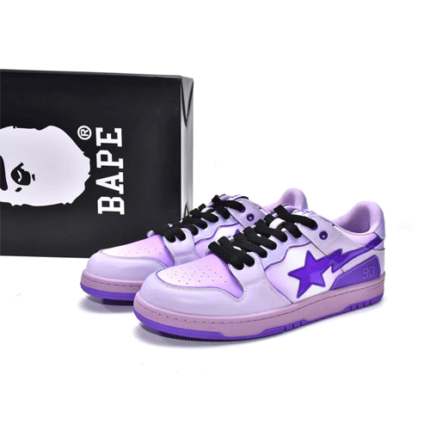 Bapesta Sk8 Low Gradient Purple