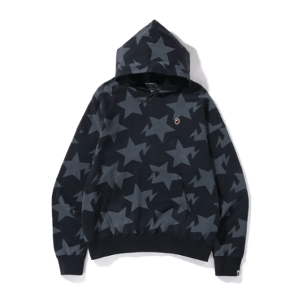 Bapesta Pattern Pullover Hoodie