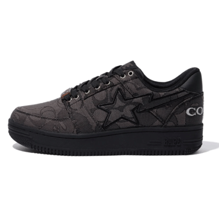 Bape x Coach Bapesta Black Sneakers